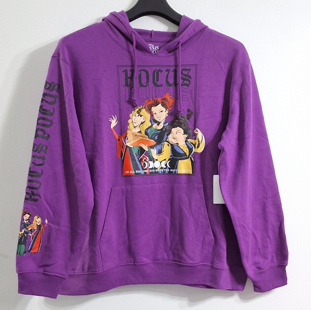 NWT Disney Hocus Pocus Sanderson Sisters Women's Purple Hoodie, Size 3XL(21)